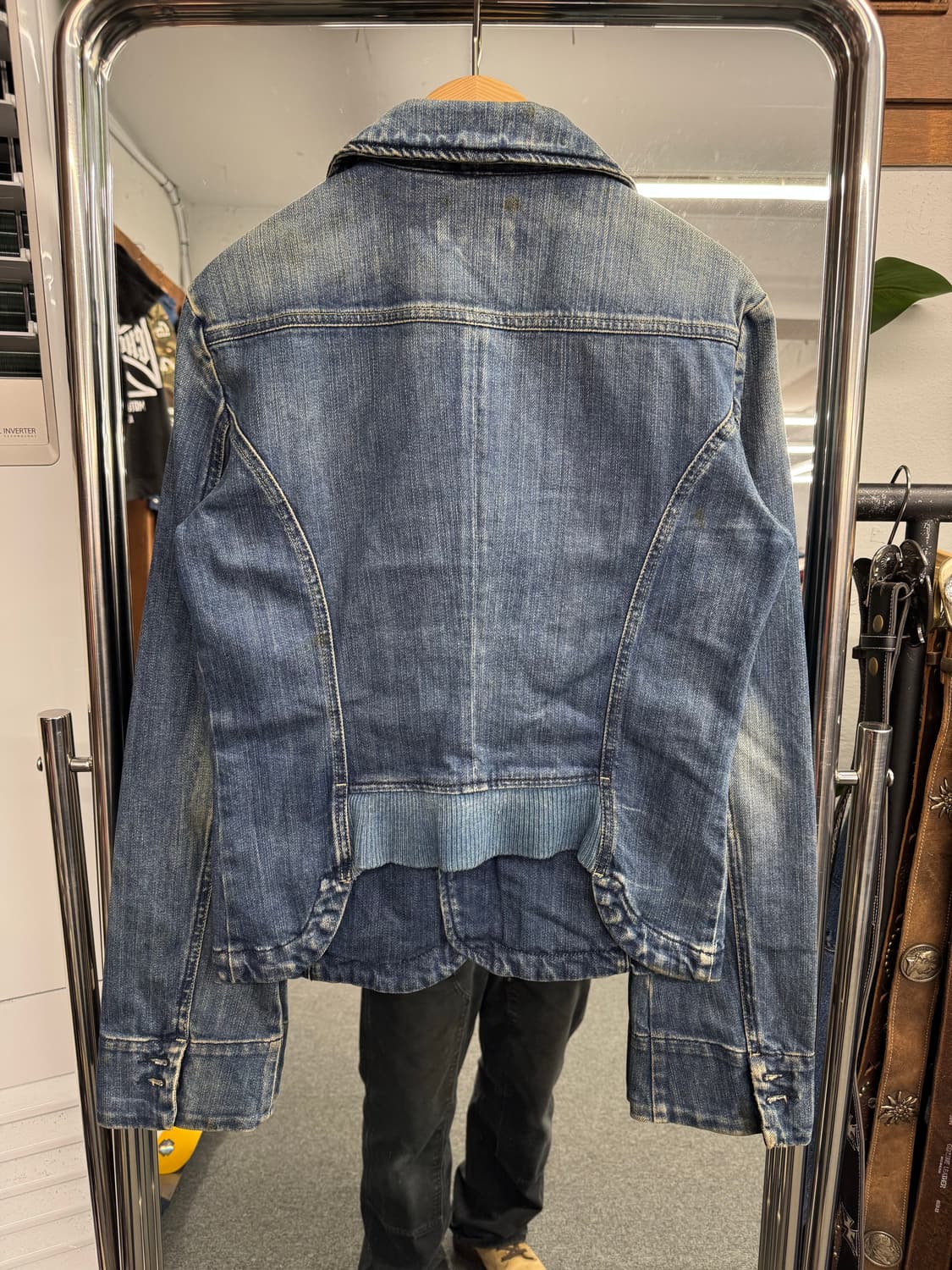 디젤 빈티지 여성 데님 블레이저 자켓 상품이미지5