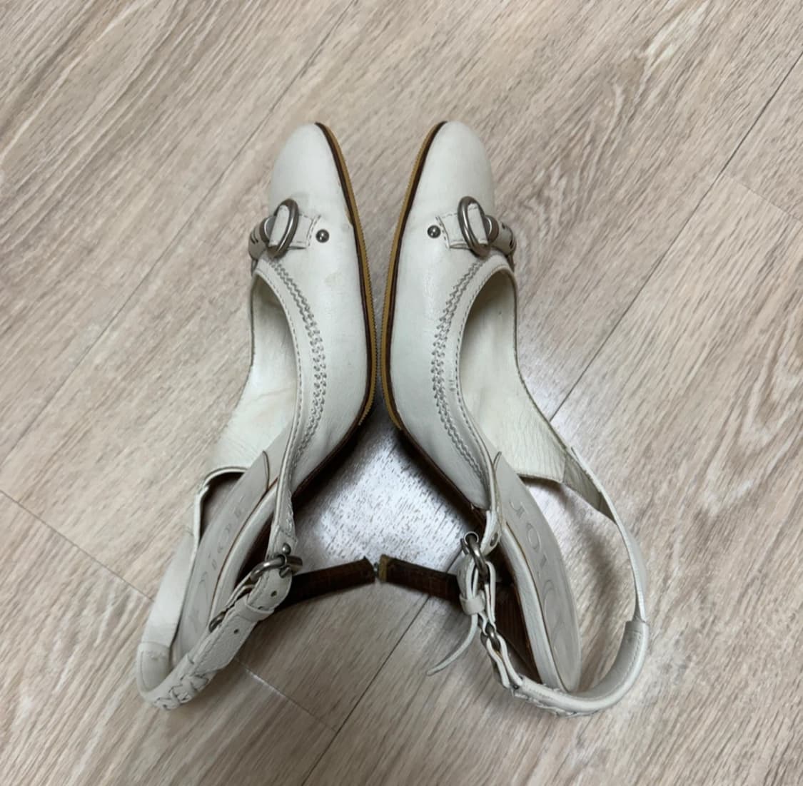 Dior 디올 아이보리 뮬 힐 35 (230 ) 상품이미지3
