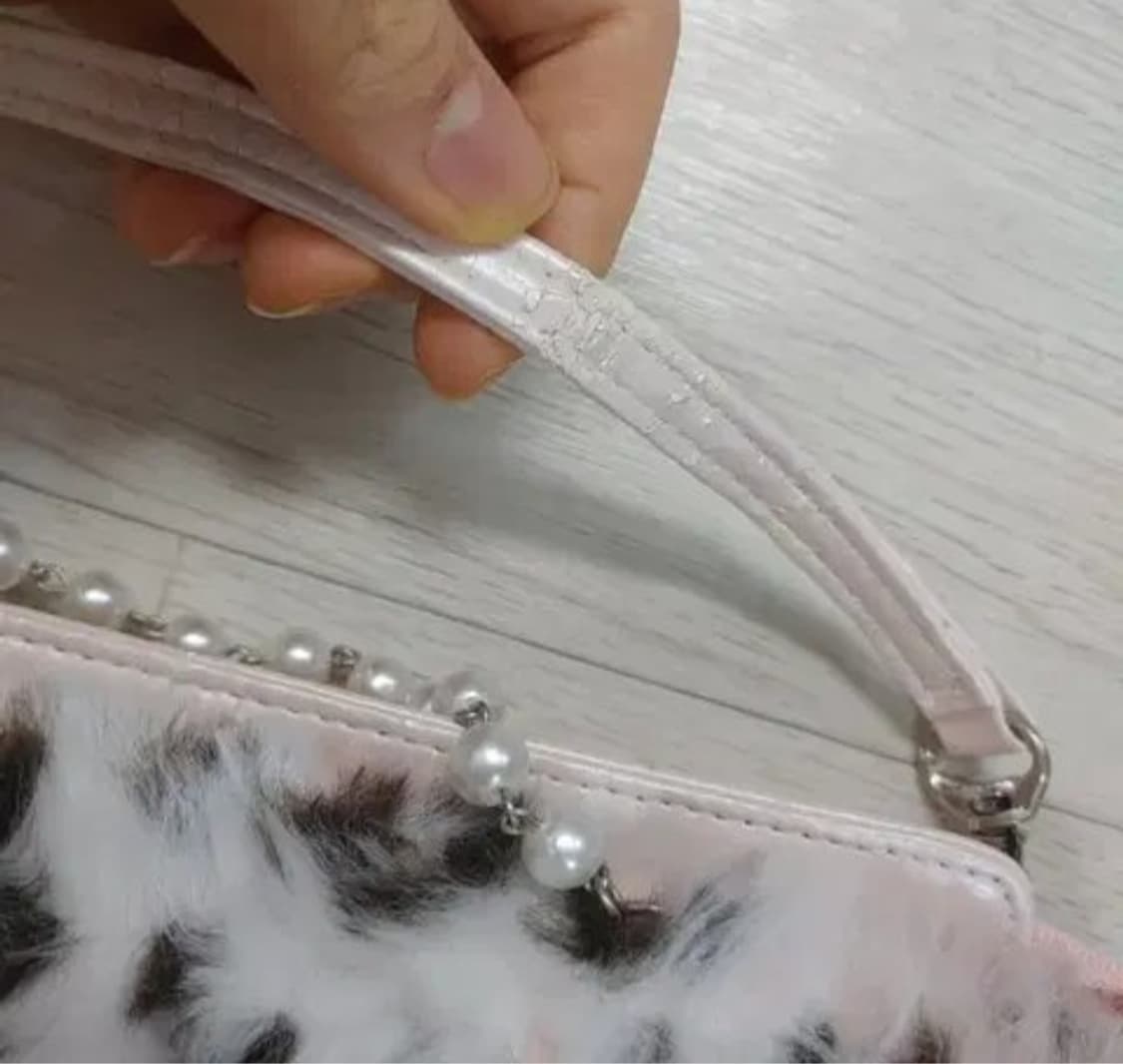 빈티지핑크호피 숄더백클러치백 레오파드오네히메로맨틱갸루핀터깔y2k헤이세이 상품이미지7