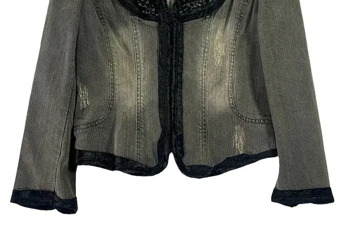 [ VINTAGE ] 빈티지 데님 청 자켓 [ SIZE: M ] 상품이미지4