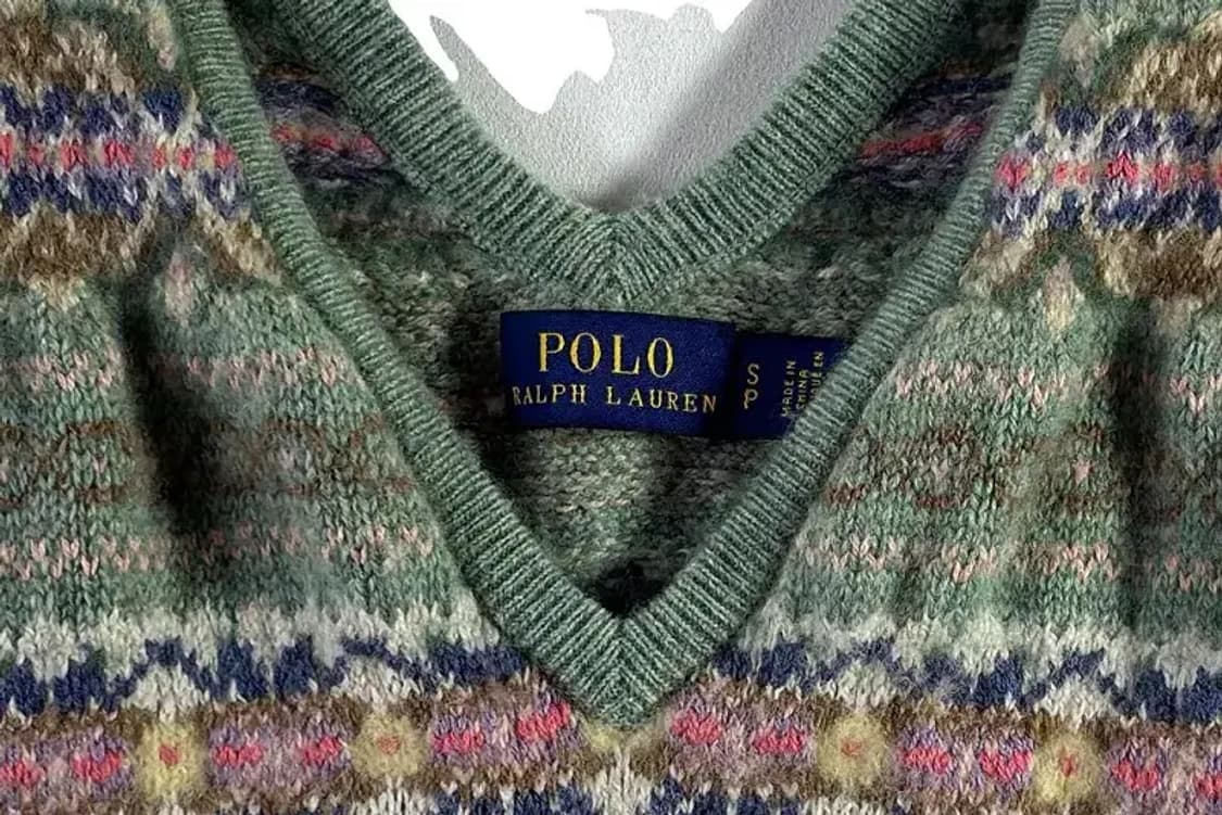 [ RALPH LAUREN ] 폴로 패턴니트 조끼 [ SIZE: S ] 상품이미지4