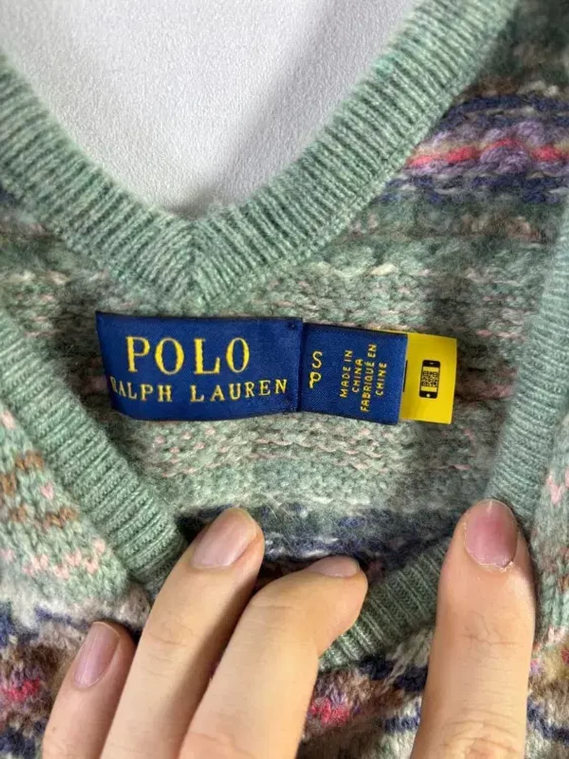 [ RALPH LAUREN ] 폴로 패턴니트 조끼 [ SIZE: S ] 상품이미지8