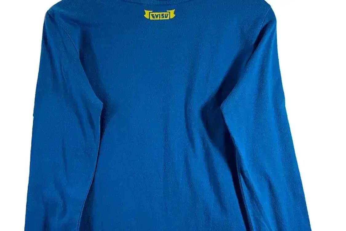 [ EVISU ] 에비수 빅로고 롱슬리브 긴팔 티 [ SIZE: S ] 상품이미지5