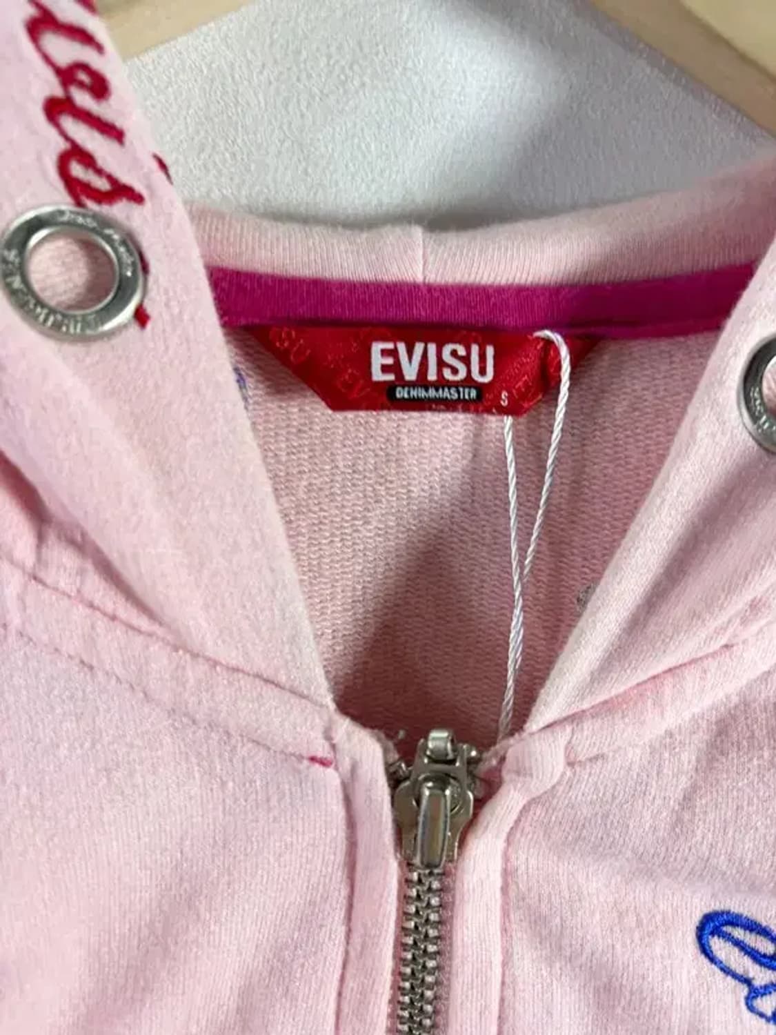 [ EVISU ] Y2K 에비수 패턴 후드집업 [ SIZE: S ] 상품이미지4