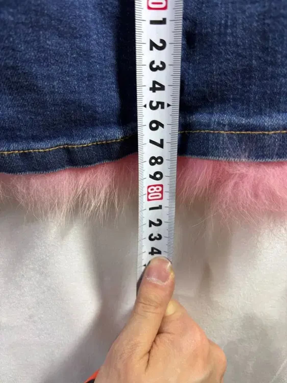 [ FURPLAY ] 퍼플레이 천연 퍼 데님 야상 [ SIZE: M] 상품이미지7