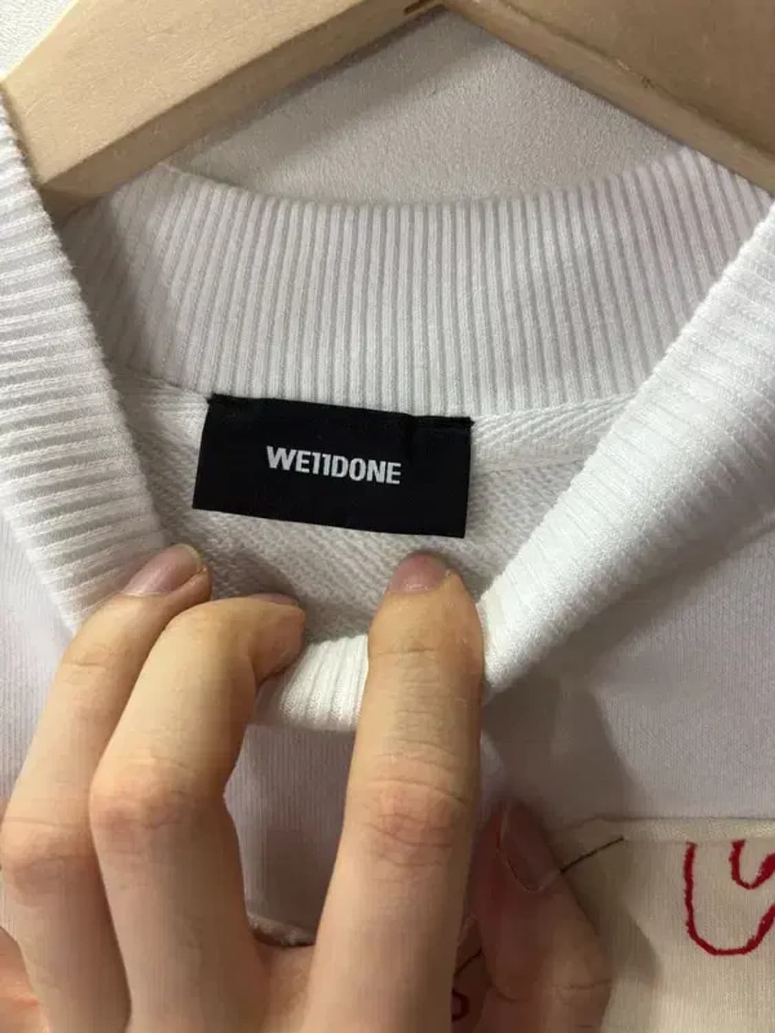 [ WE11DONE ] 웰던 프린팅 맨투맨 [ SIZE: S ] 상품이미지5