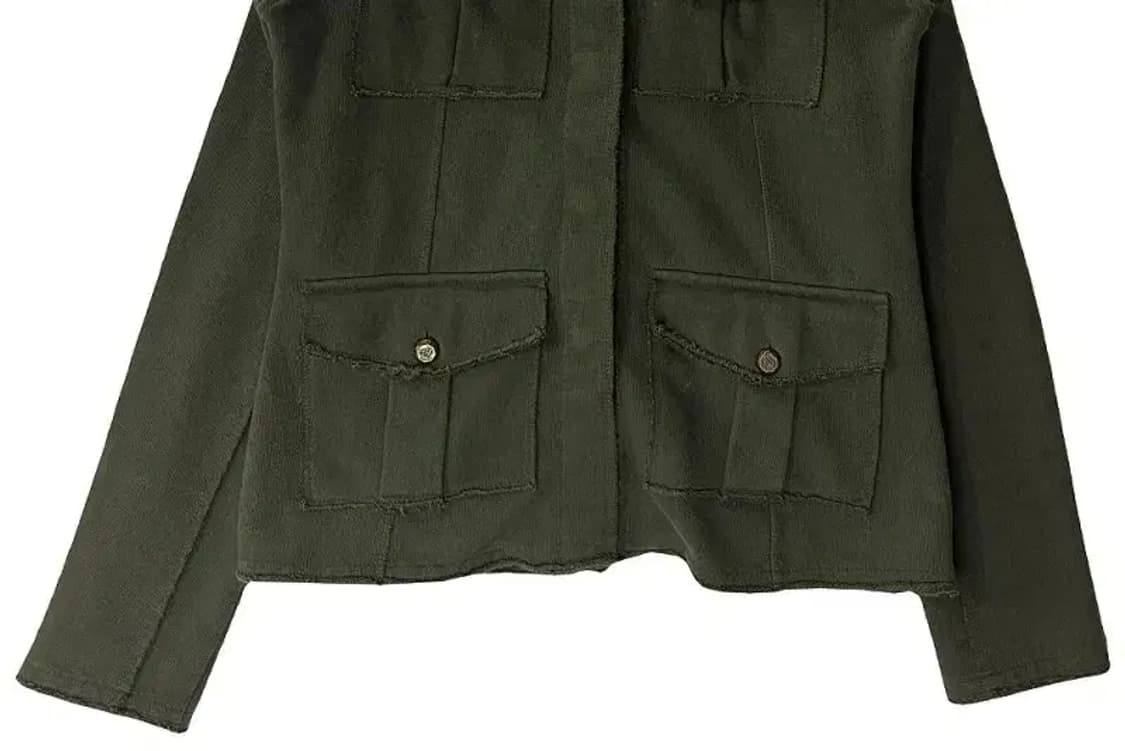 [ ZARA ] 자라 카키 자켓 [ SIZE: M ] 상품이미지3