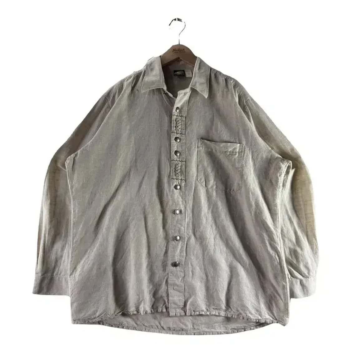 빈티지 자수 아메카지 셔츠 [ SIZE: XXL] 상품이미지1