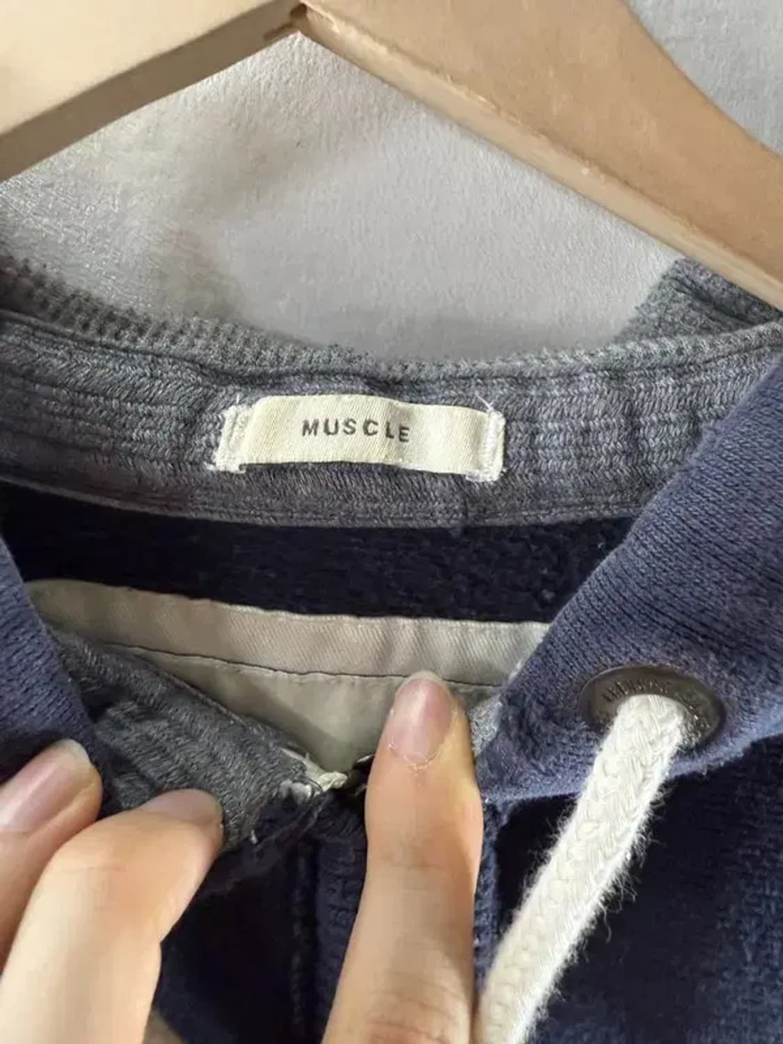 아베크롬비 네이비 후드 집업 [ SIZE: M ] 상품이미지6