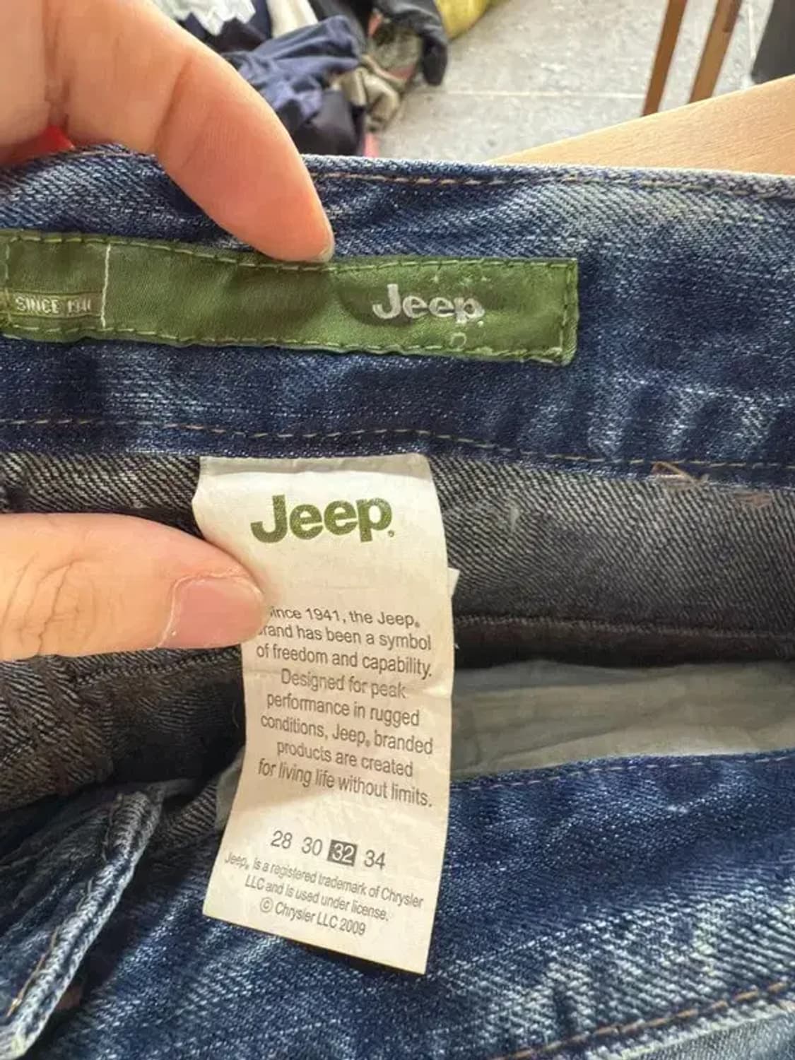 [ JEEP ] 지프 데미지 청바지 [ SIZE: 32 ] 상품이미지9