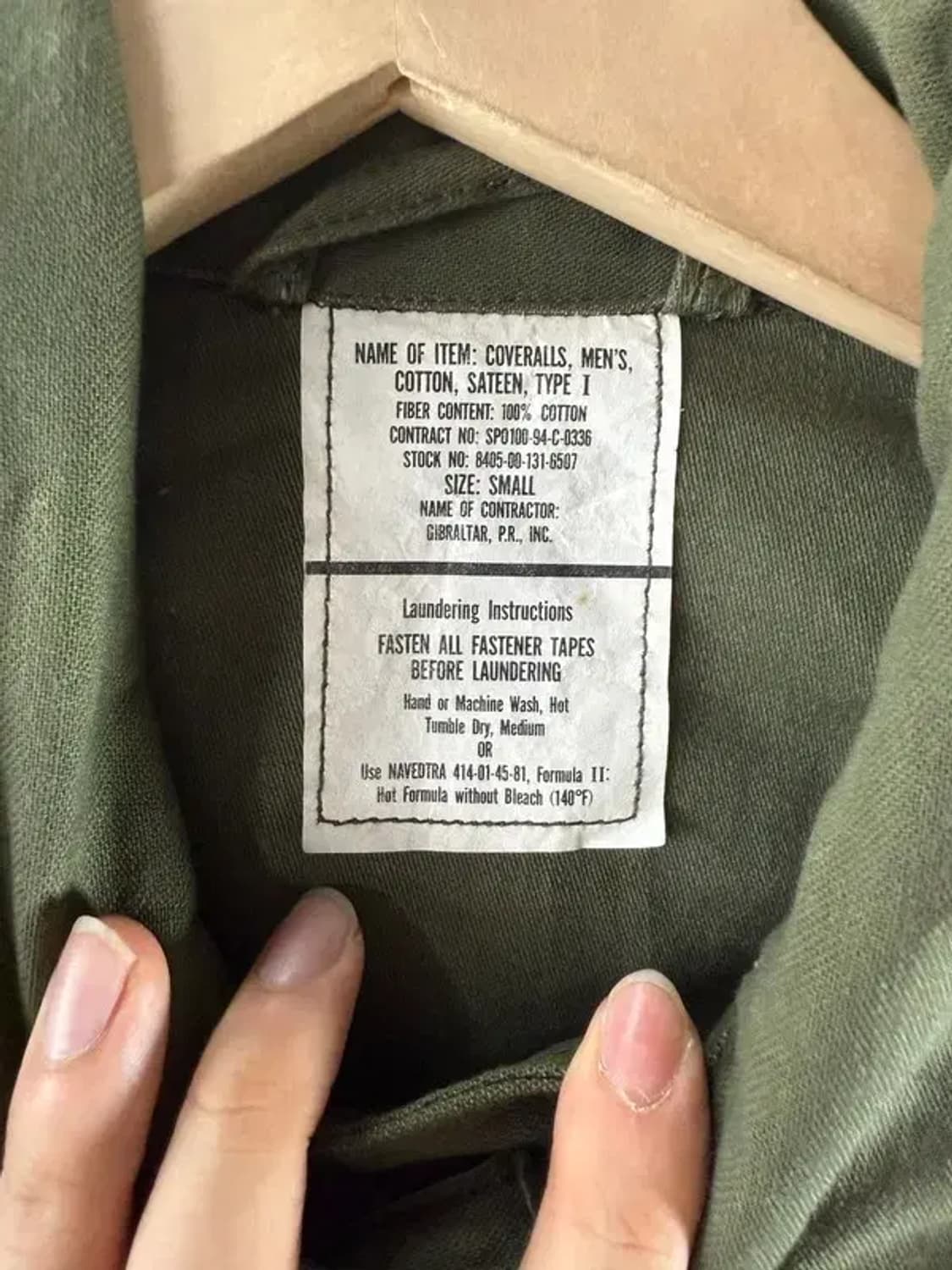 빈티지 카키 점프 수트 [ SIZE: SMALL ] 상품이미지3