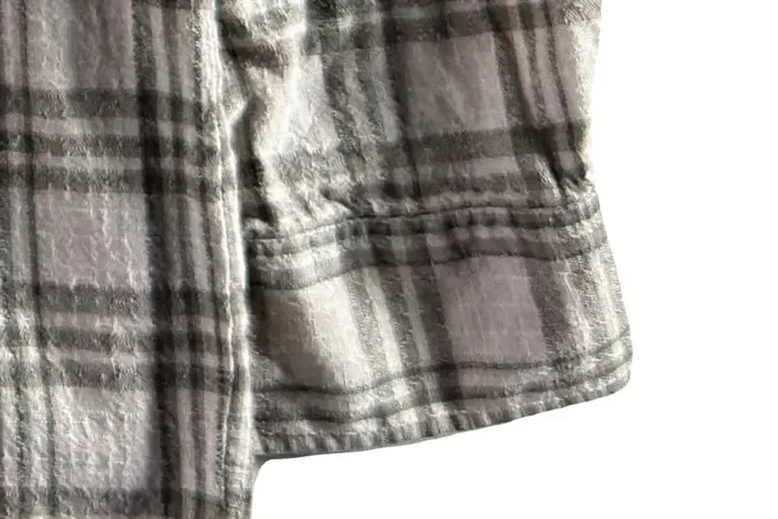 빈티지 자수 아메카지 체크 셔츠 [ SIZE: L ] 상품이미지4