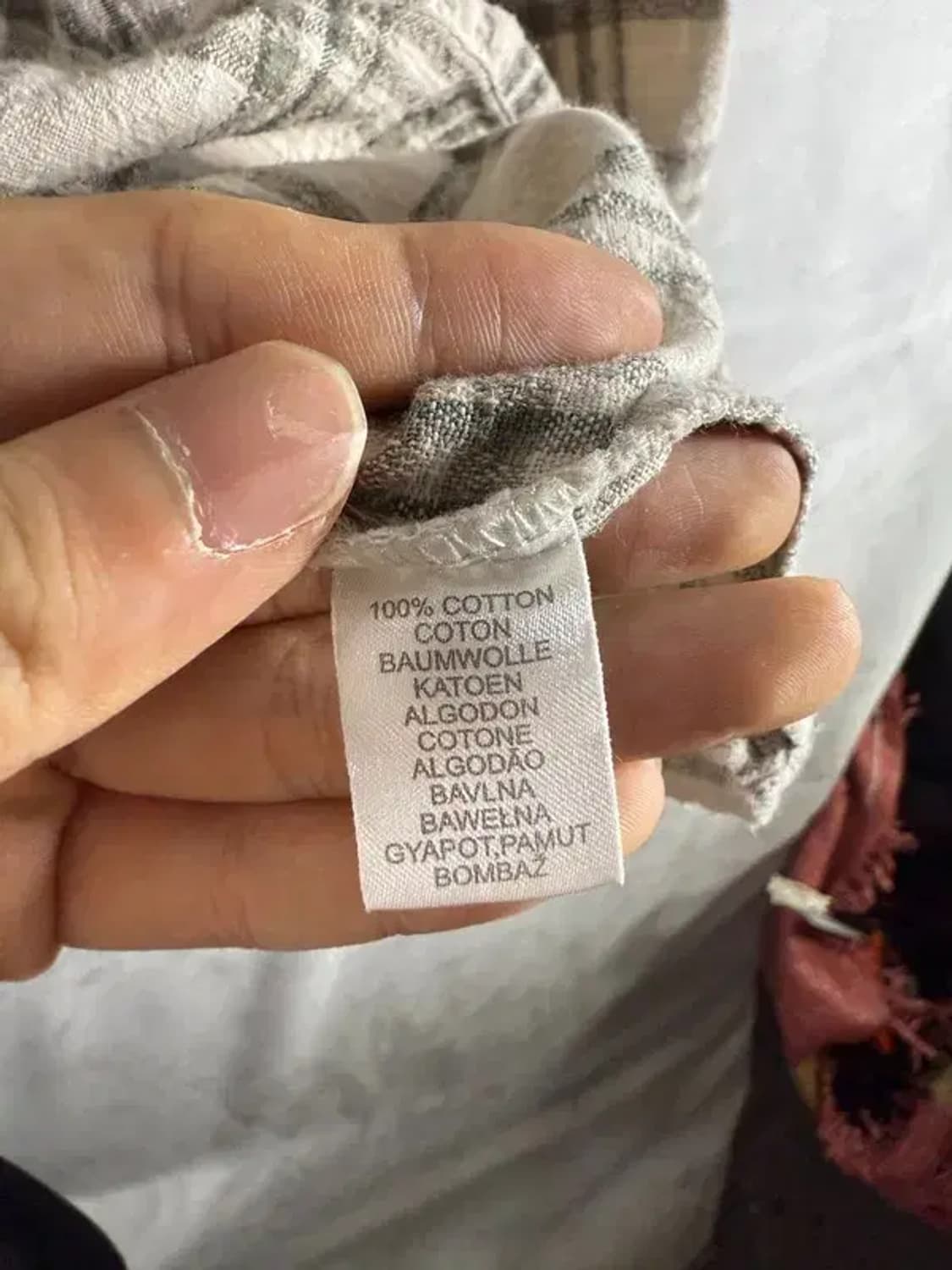 빈티지 자수 아메카지 체크 셔츠 [ SIZE: L ] 상품이미지8