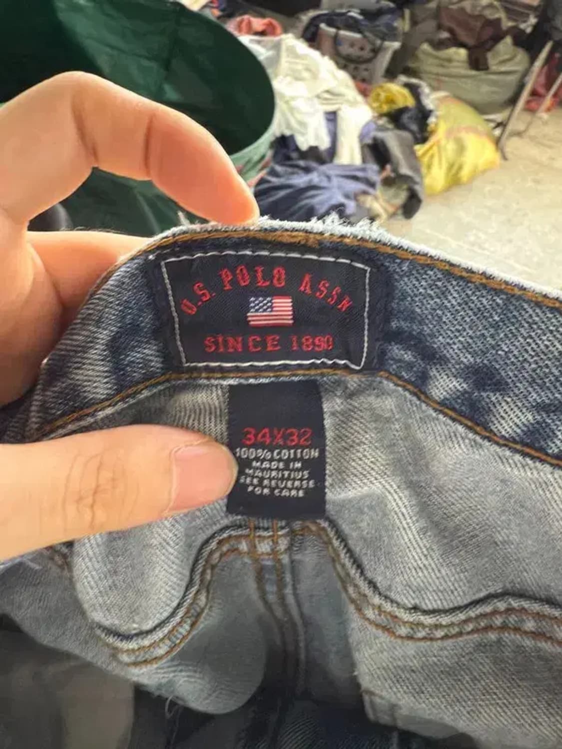 [U.S POLO ] 빈티지 카고 청바지 [ SIZE: 34X32 ] 상품이미지8