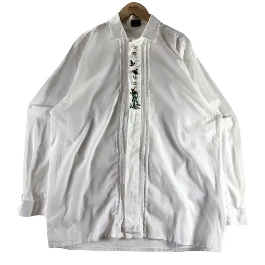 빈티지 자수 아메카지 셔츠 [ SIZE: XXL] 상품이미지1