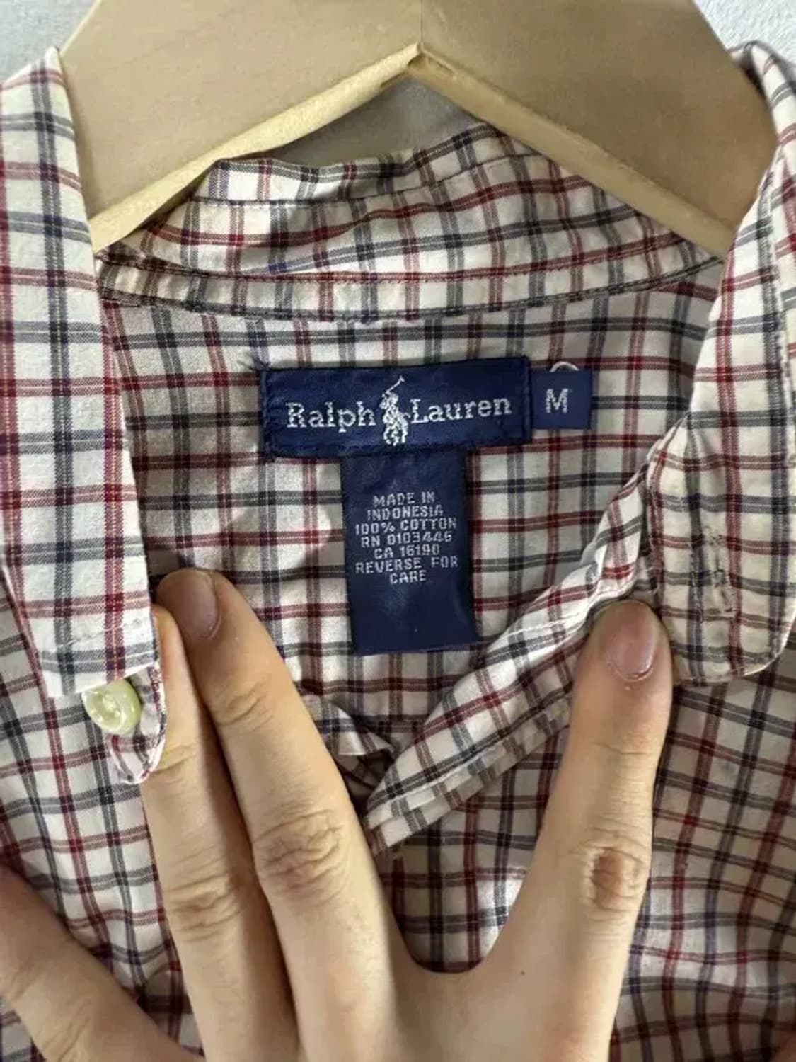 [ RALPH LAUREN ] 폴로 체크 셔츠 [ SIZE: M ] 상품이미지7