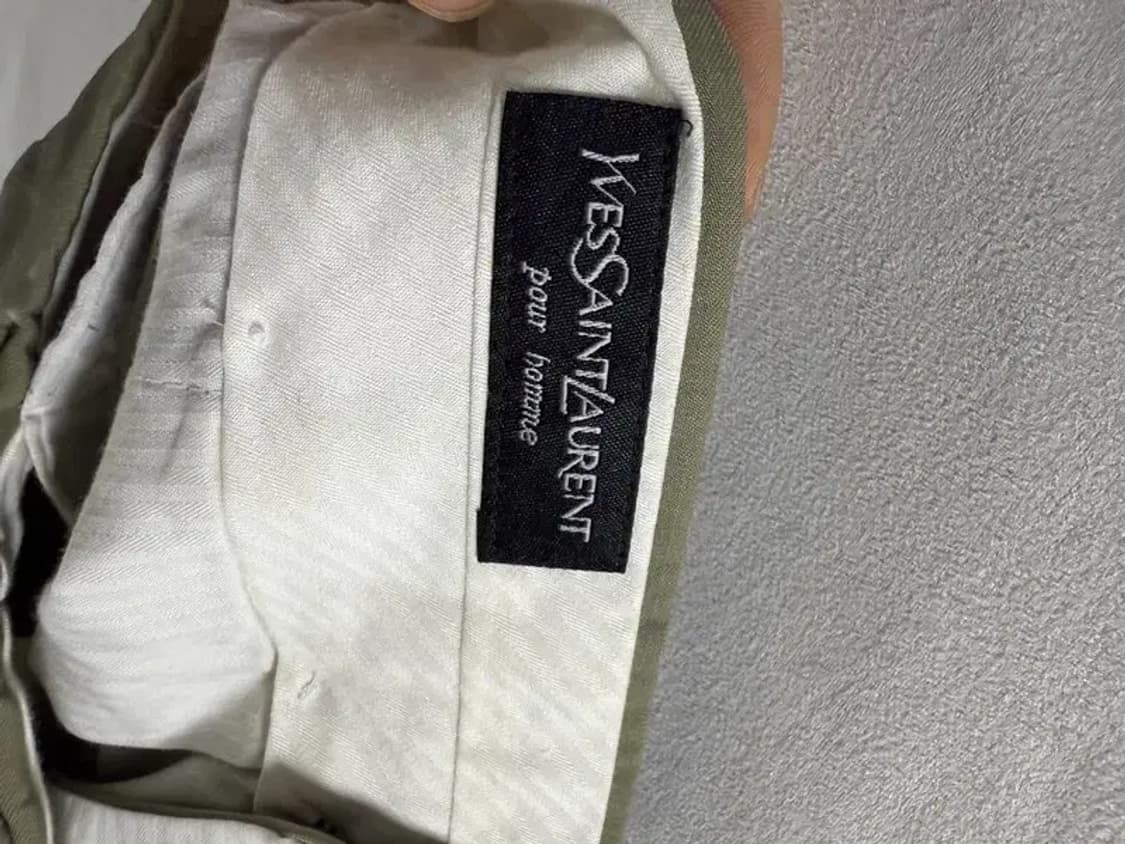 [ YSL ] 라이센스 입생로랑 카키 슬랙스 [ SIZE: 32 ] 상품이미지6