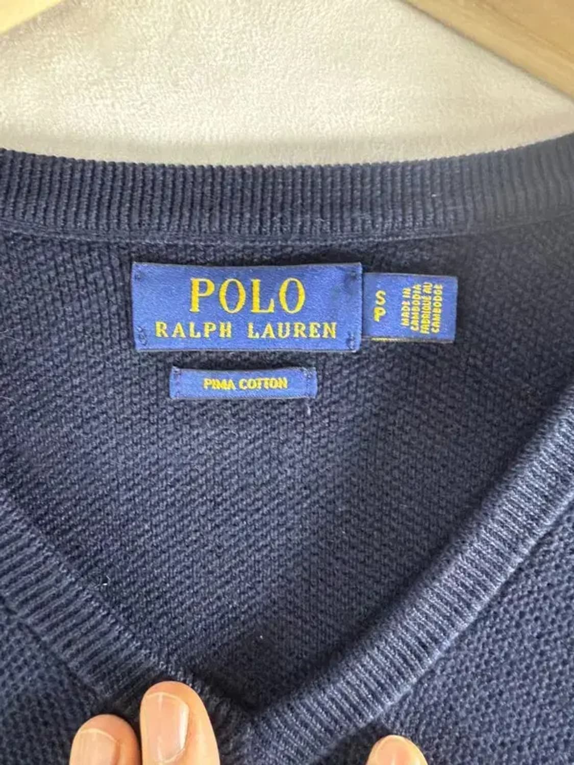 [ RALPH LAUREN ] 폴로 니트 조끼 [ SIZE: S ] 상품이미지3