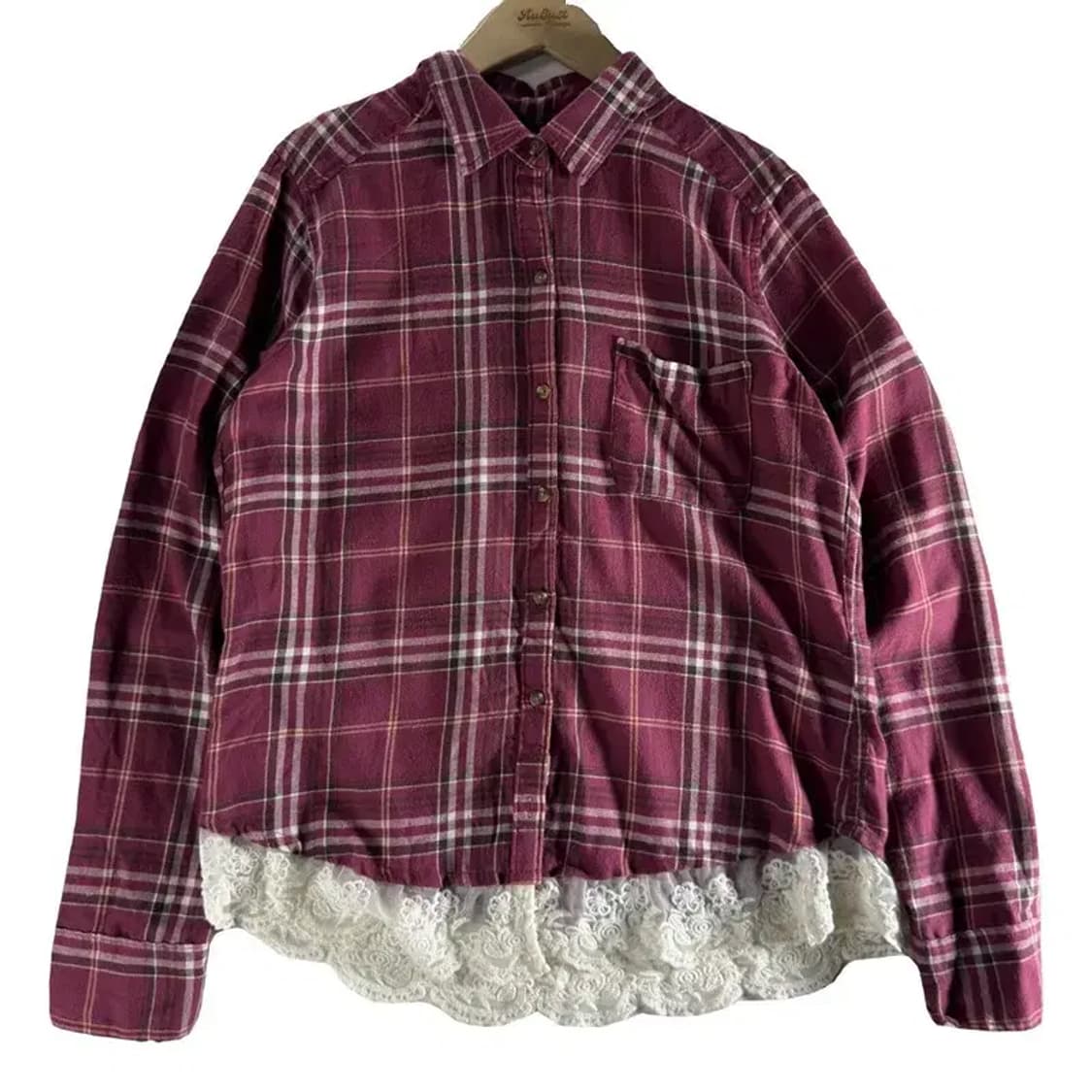 홀리스터 모리 체크 블라우스 [ SIZE: S ] 상품이미지1
