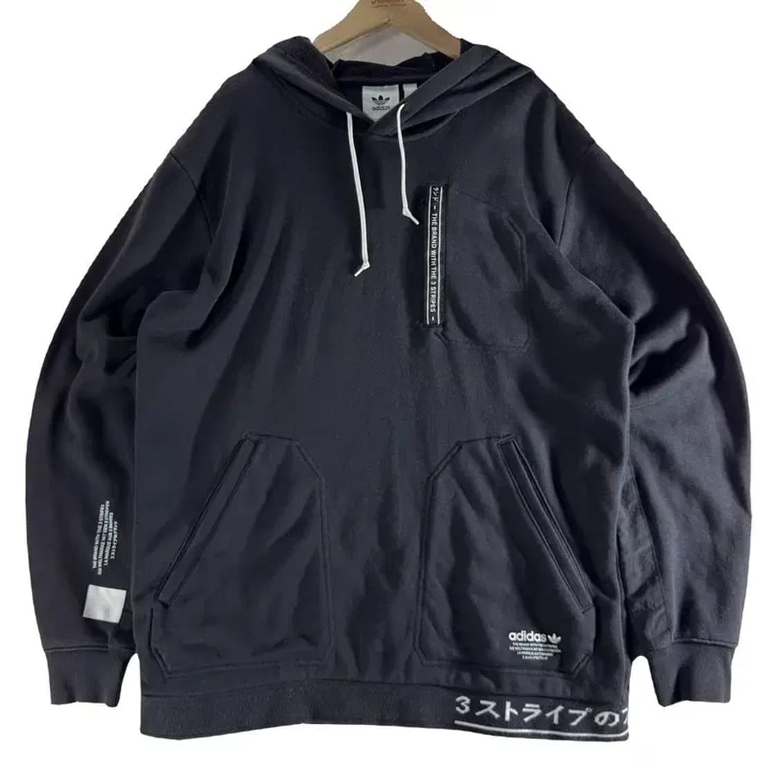 [ ADIDAS ] 아디다스 일본어 후드티 [ SIZE: 2XL ] 상품이미지1