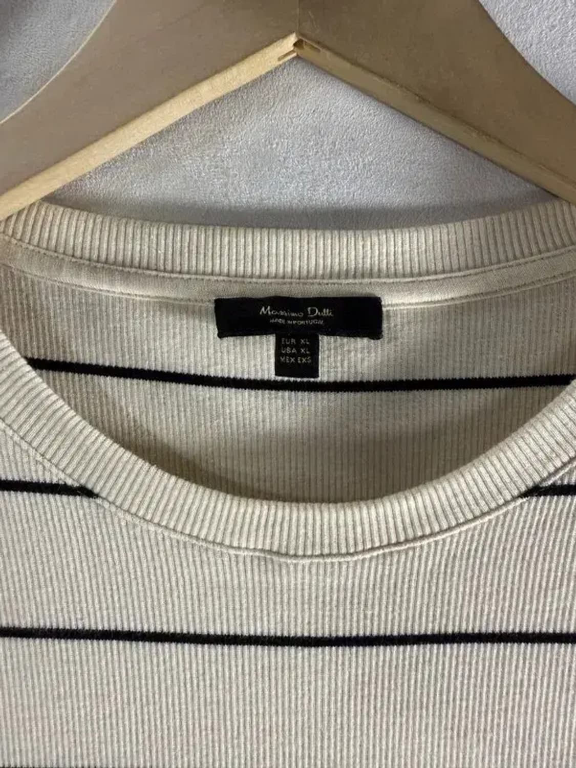 1377 마시모두띠 골지 반팔 티 [ SIZE: XL ] 상품이미지4