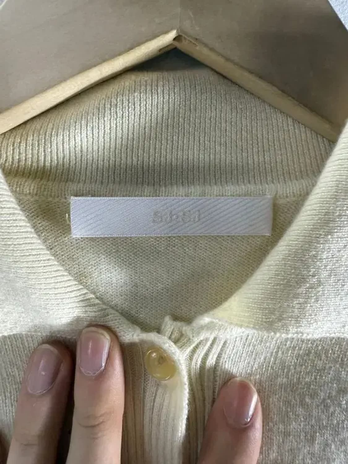 1378 [ SJSJ ] 한섬 캐시미어 가디건 [ SIZE: F ] 상품이미지4