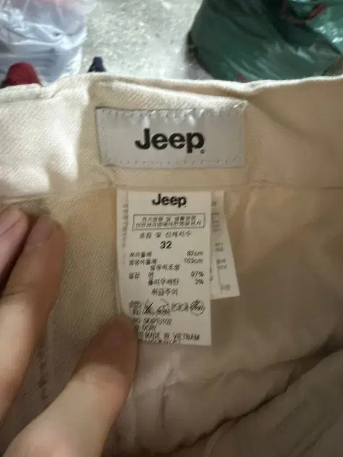1403 [ JEEP ] 지프 바지 [ SIZE: 32 ] 상품이미지7