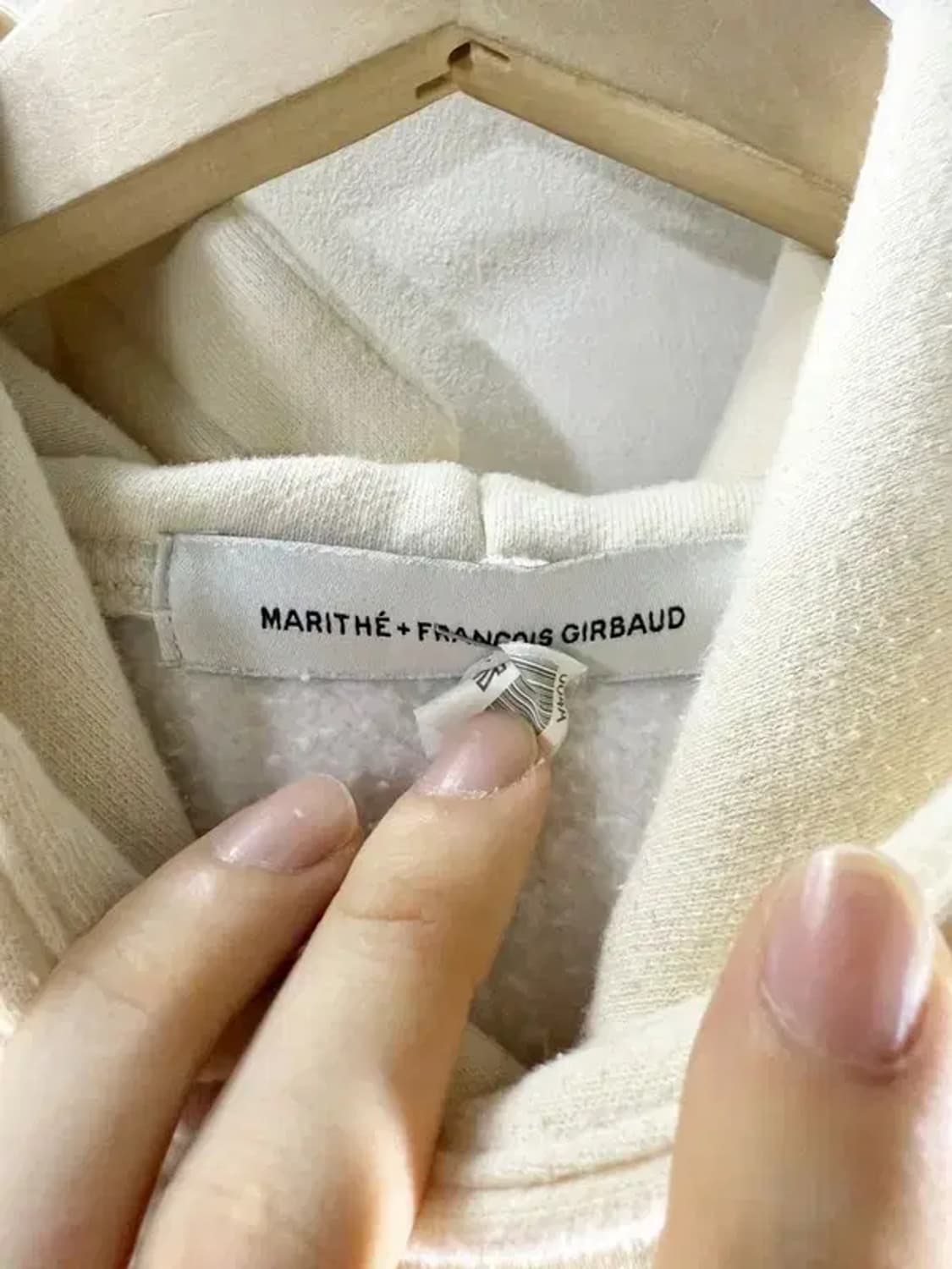 1409 [ MARITHE ] 마리떼 기모 후드티 [ SIZE: L ] 상품이미지8