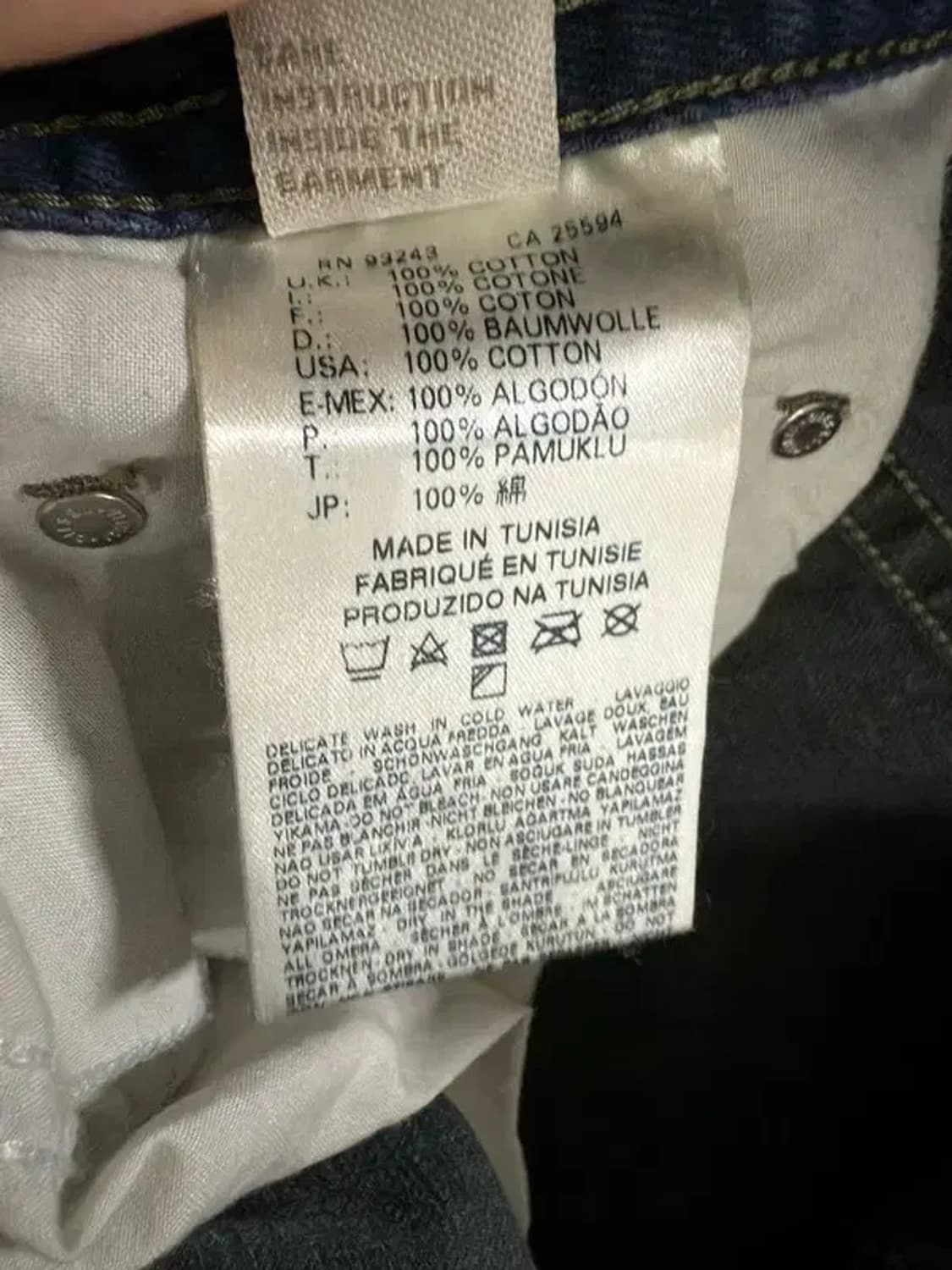 1445 [ DIESEL ] 새상품 디젤 청바지 [ SIZE: 34 ] 상품이미지10