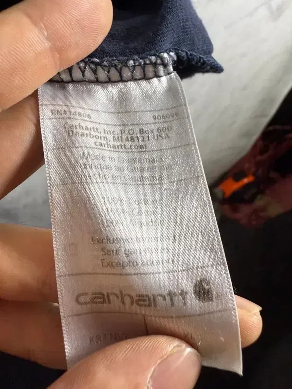 1425 [ CARHARTT ] 칼하트 반팔 티 [ SIZE: XL ] 상품이미지9
