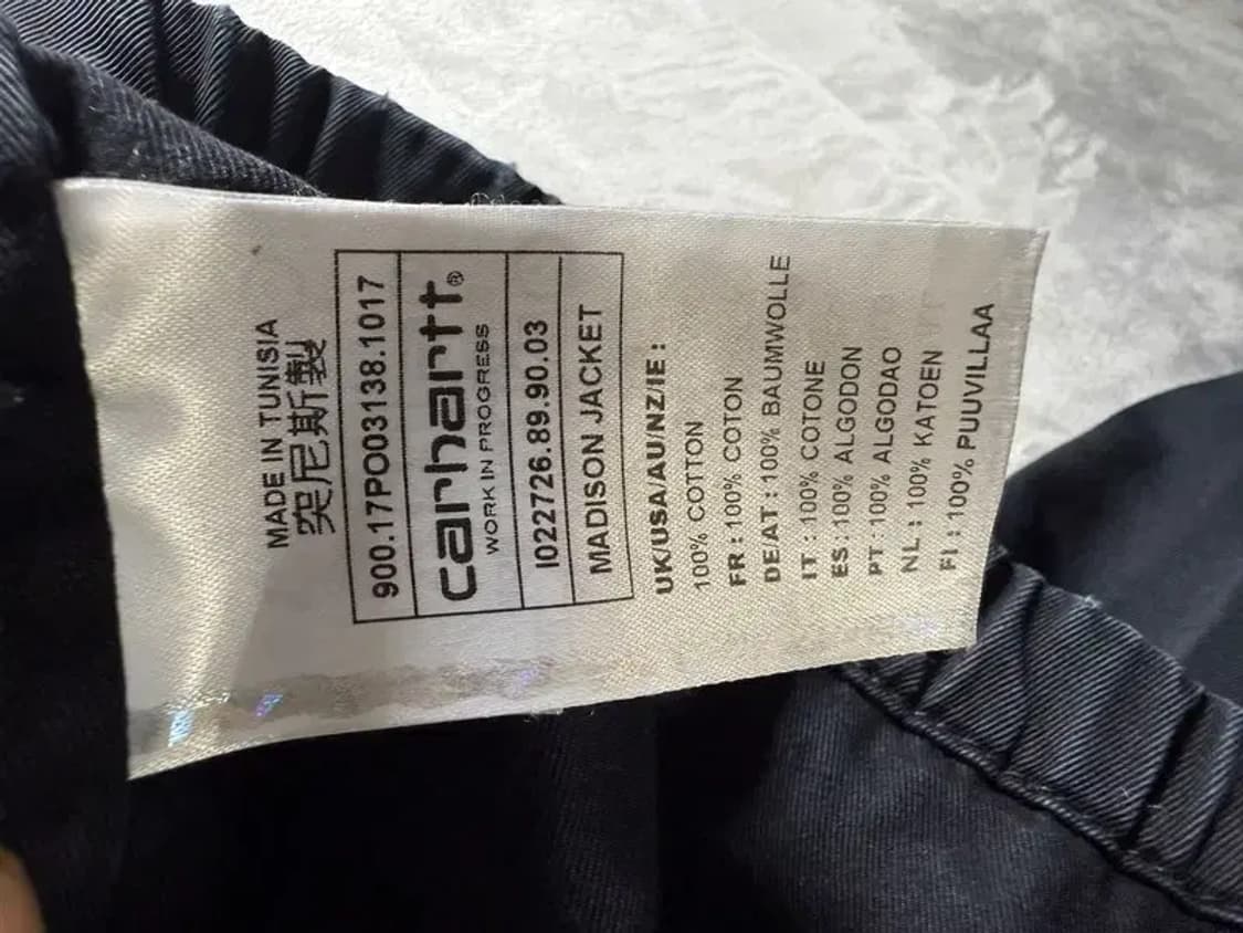 1412 [ CARHARTT ] 칼하트 워크자켓 [ SIZE: L ] 상품이미지7