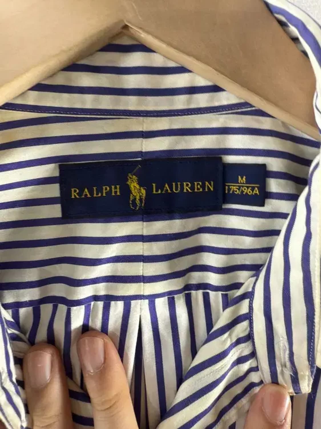 A1456 [ POLO ] 폴로 스트라이프셔츠 [ SIZE: M ] 상품이미지5