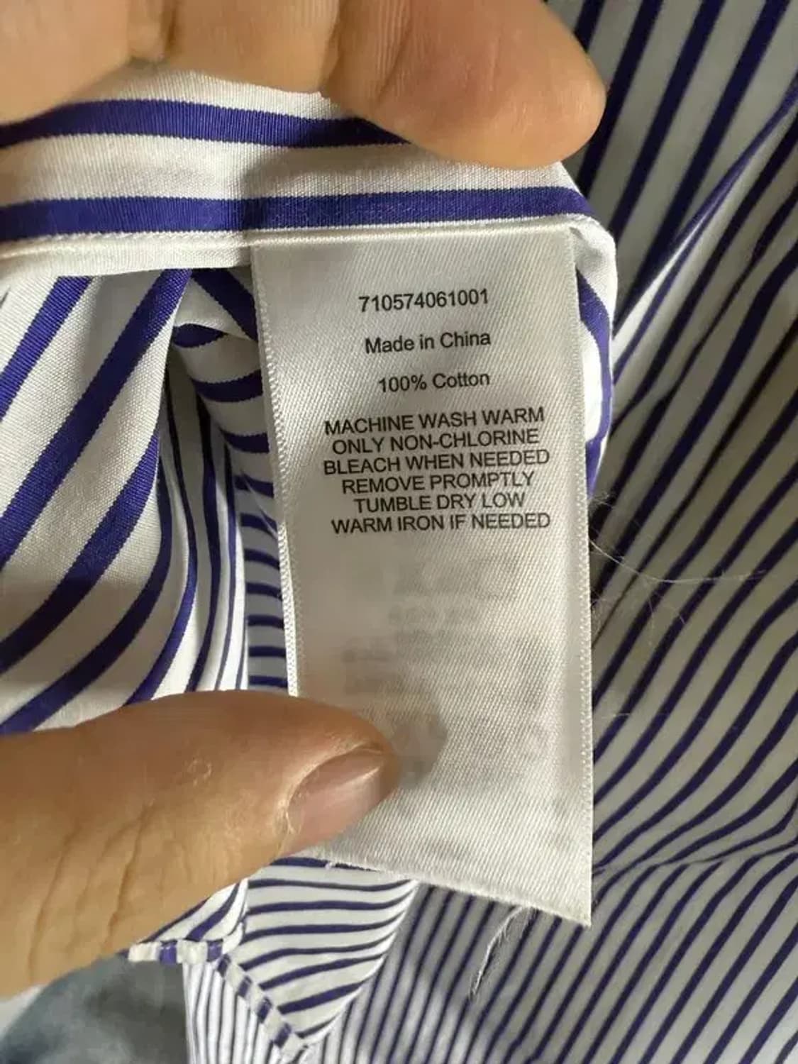 A1456 [ POLO ] 폴로 스트라이프셔츠 [ SIZE: M ] 상품이미지7
