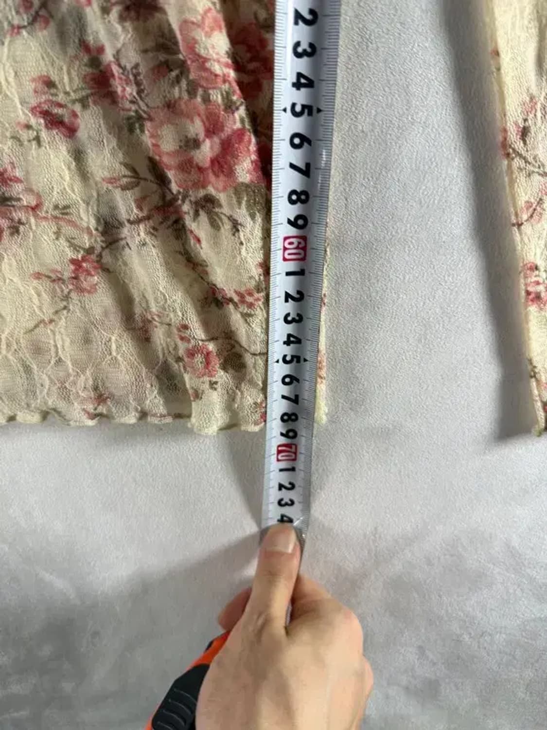 A1487 데님서플라이 플라워 시스루 블라우스 [ SIZE: M ] 상품이미지4