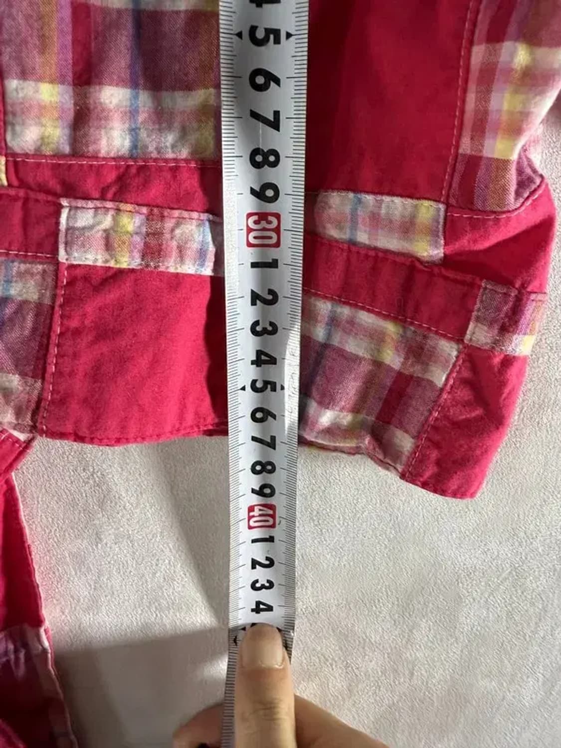 A1520 [ DOHC ] 패치 워크 크롭 셔츠 [ SIZE: S ] 상품이미지5