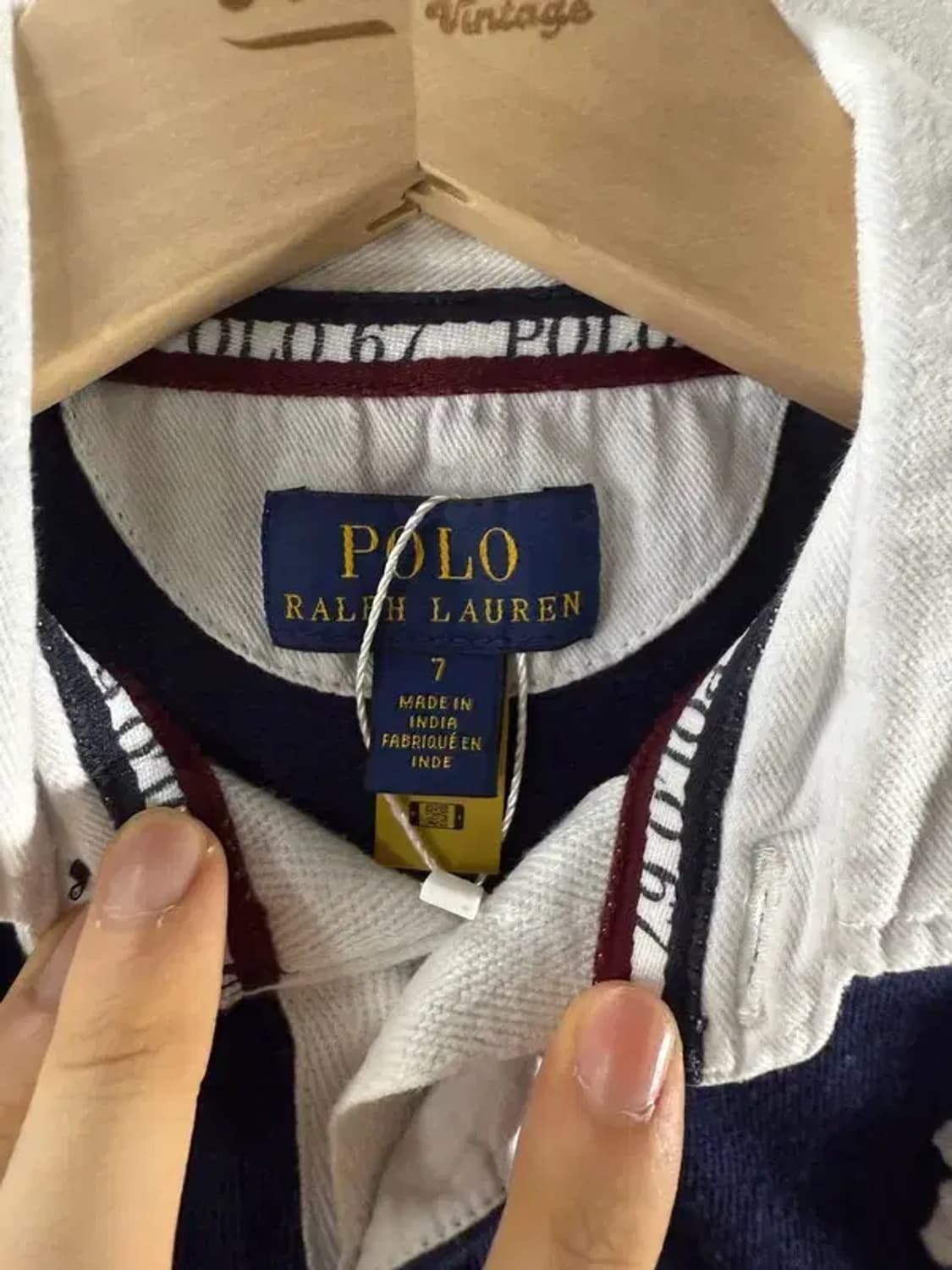 A1478 [ POLO ] 키즈 폴로 카라 맨투맨 [ SIZE: 7 ] 상품이미지5