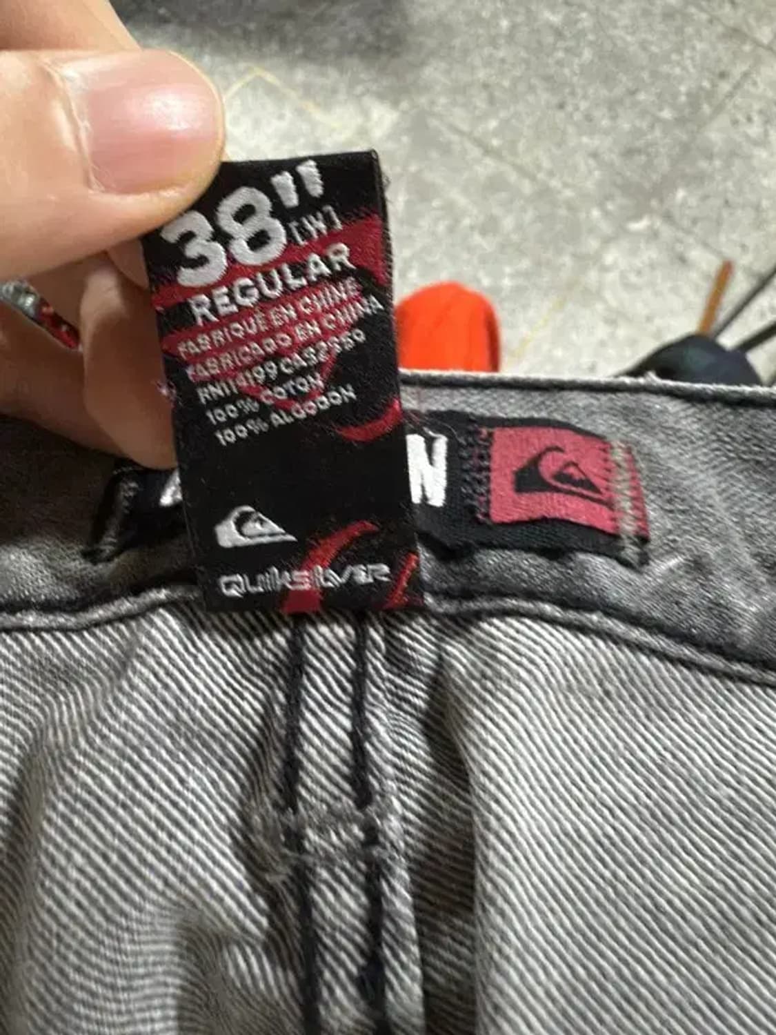A1539 퀵실버 청바지 [ SIZE: 38 ] 상품이미지7