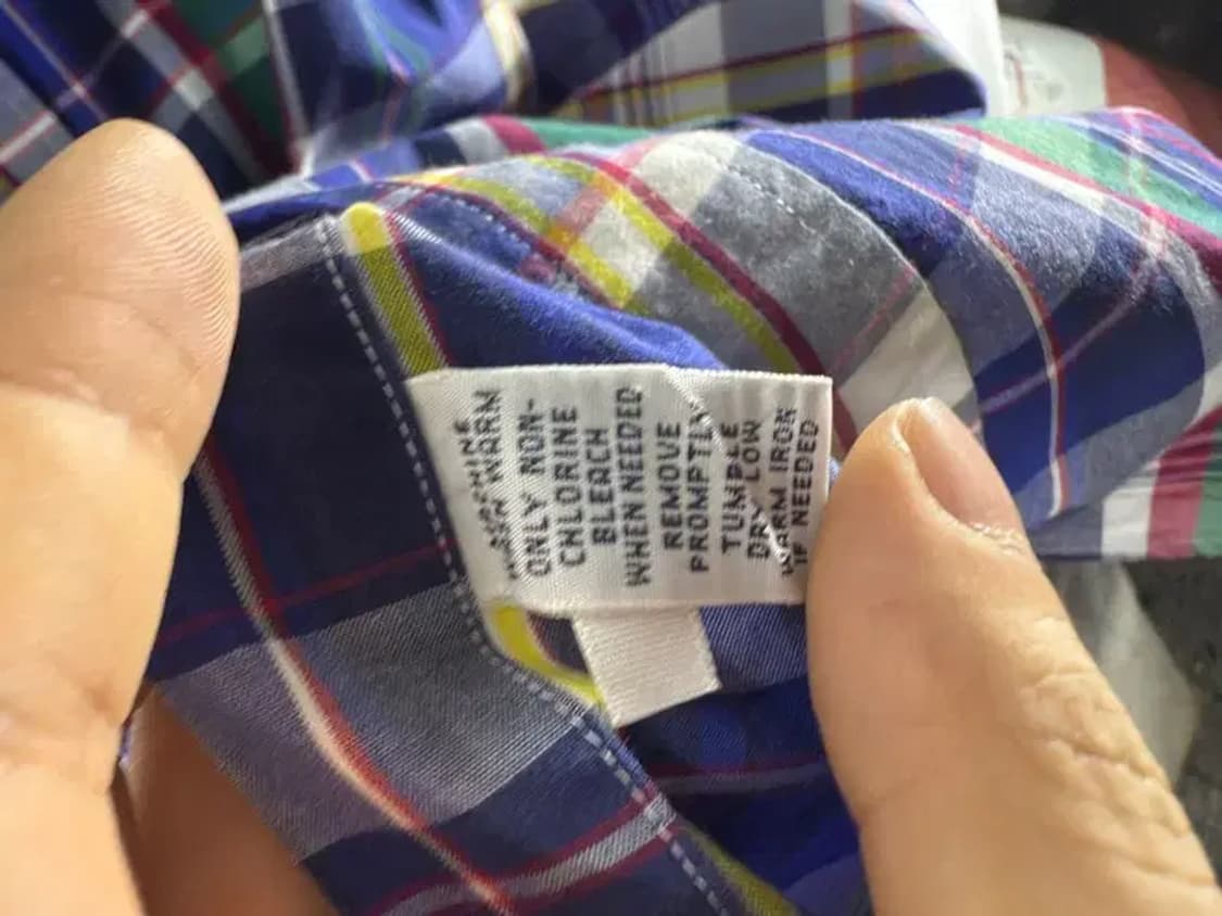 A1588 [ POLO ] 폴로 체크 셔츠 [ SIZE: M ] 상품이미지7