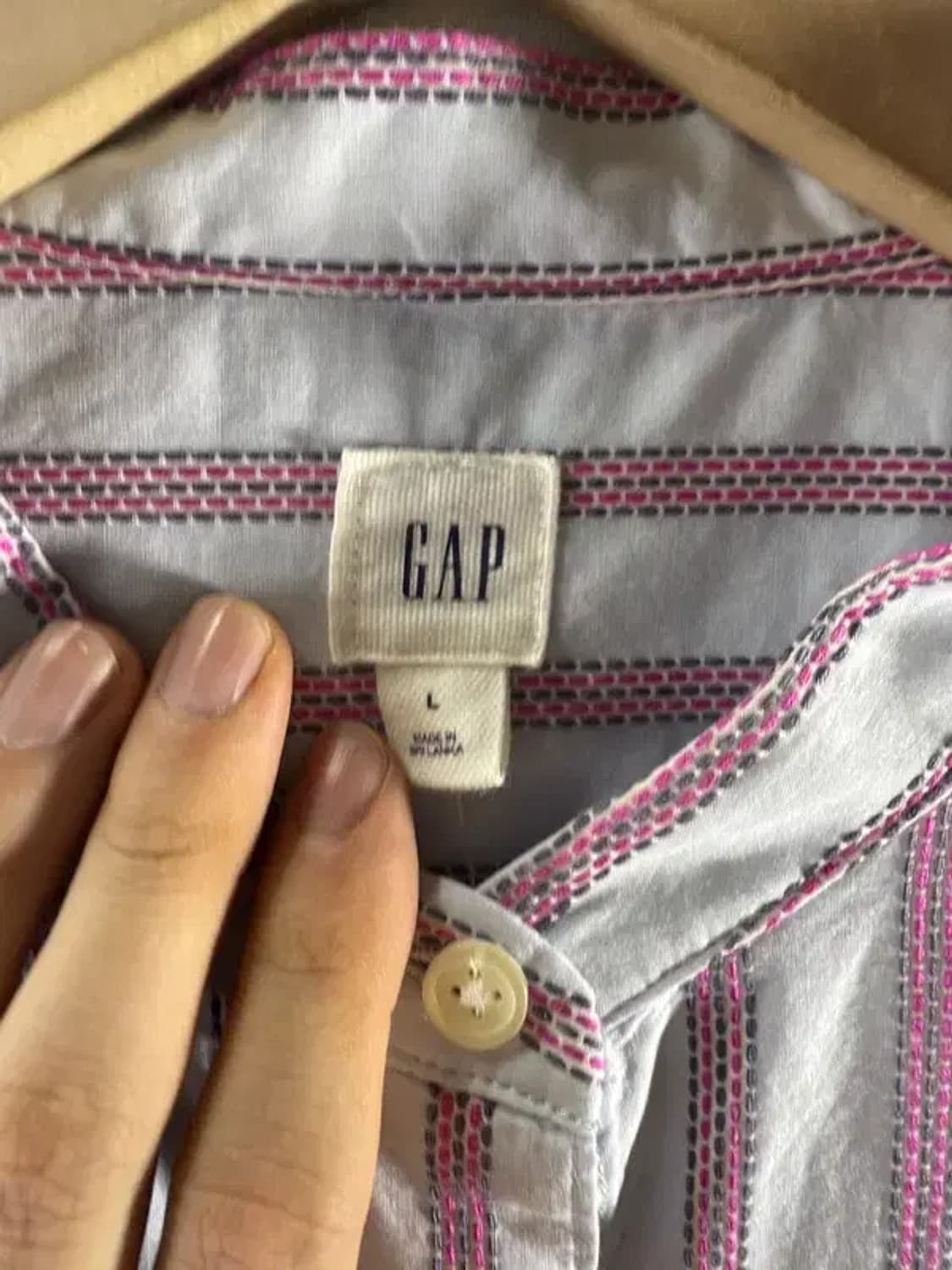 A1668 [ GAP ] 갭 원피스 셔츠 [ SIZE: L ] 상품이미지5
