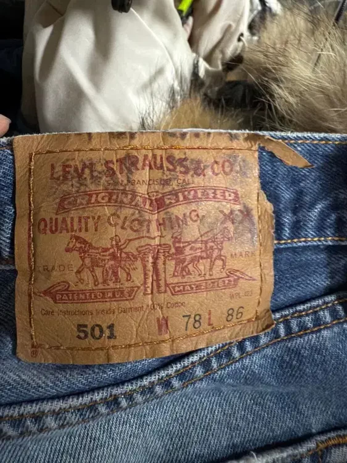 A1693 [ LEVI'S ] 리바이스 미니 스커트 [ SIZE:  ] 상품이미지4