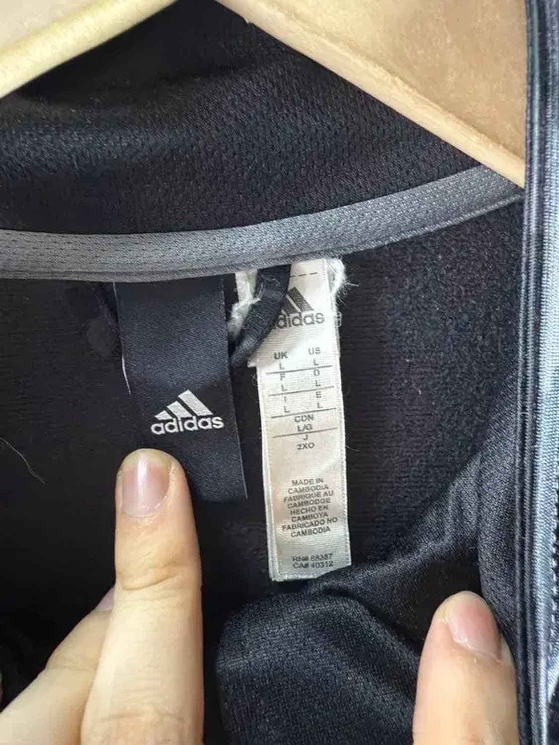A1664 [ ADIDAS ] 아디다스 패턴 져지 [ SIZE: L ] 상품이미지4