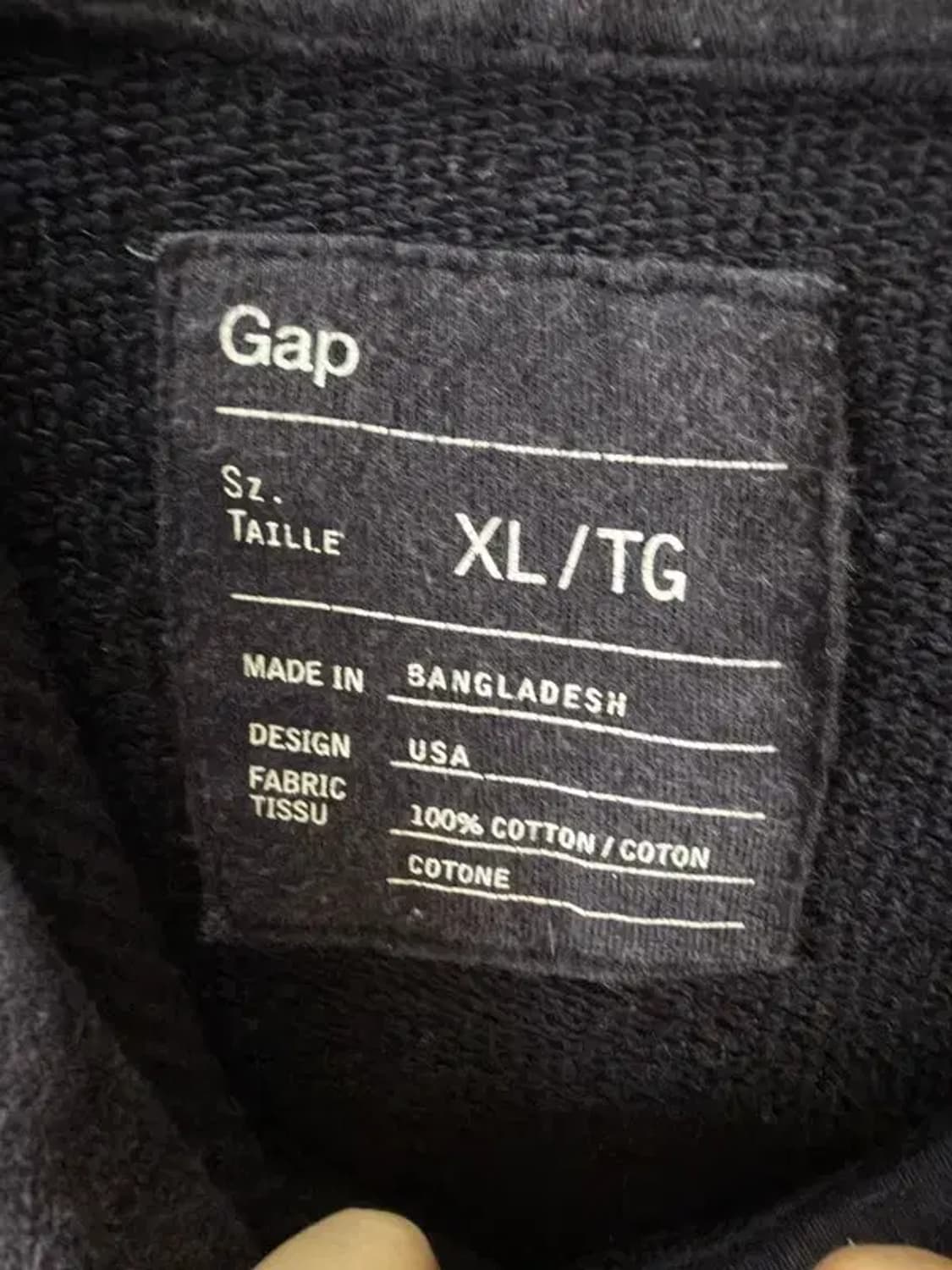 A1653 [ GAP ] 갭후드티 [ SIZE: XL ] 상품이미지4