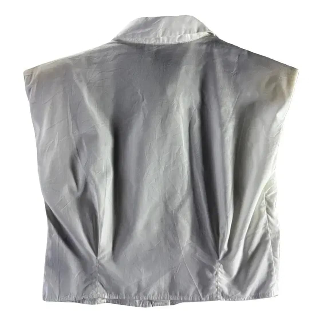 A1667 새상품 자라 민소매 크롭 셔츠 [ SIZE: S ] 상품이미지2