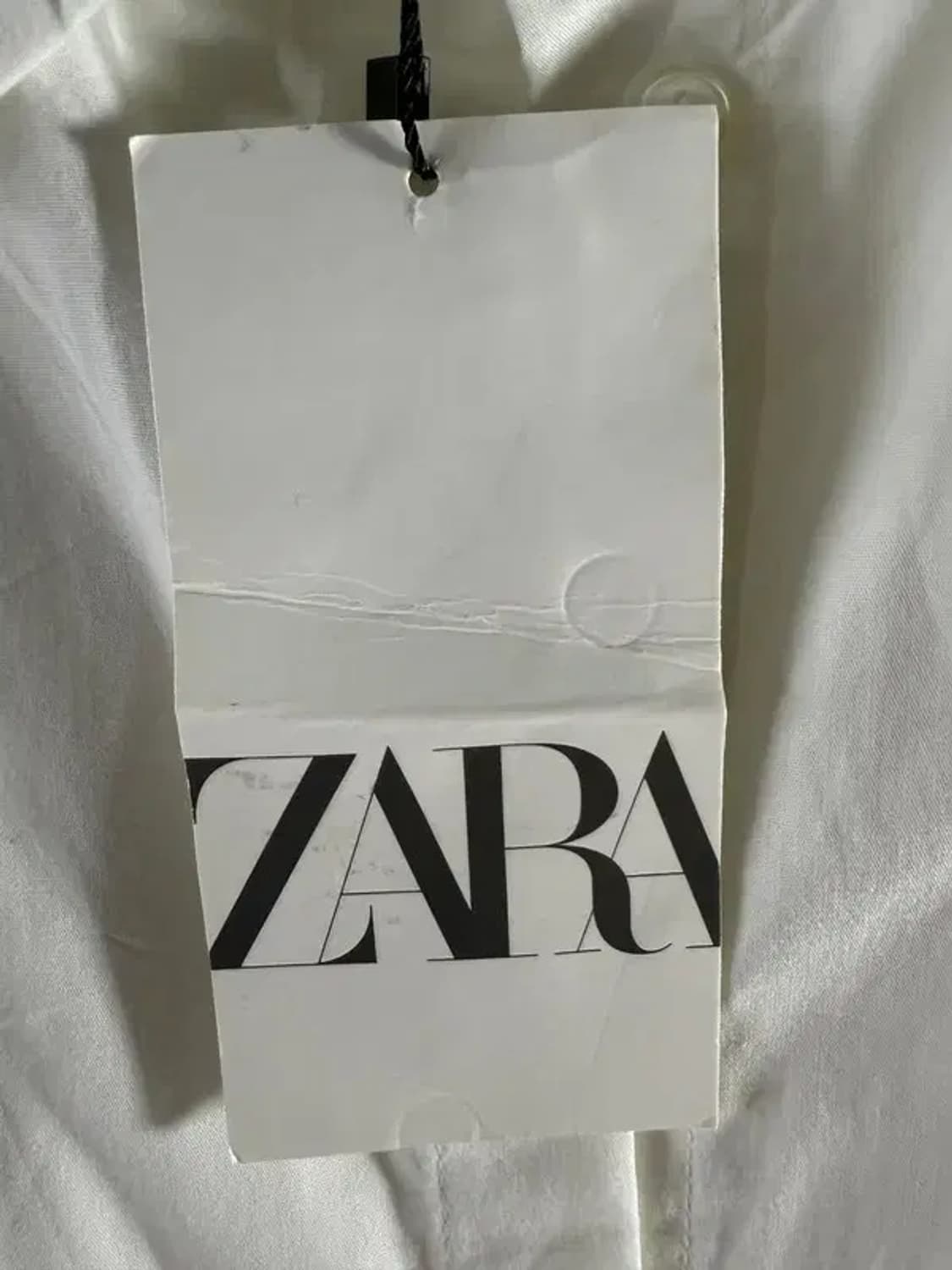 A1667 새상품 자라 민소매 크롭 셔츠 [ SIZE: S ] 상품이미지5
