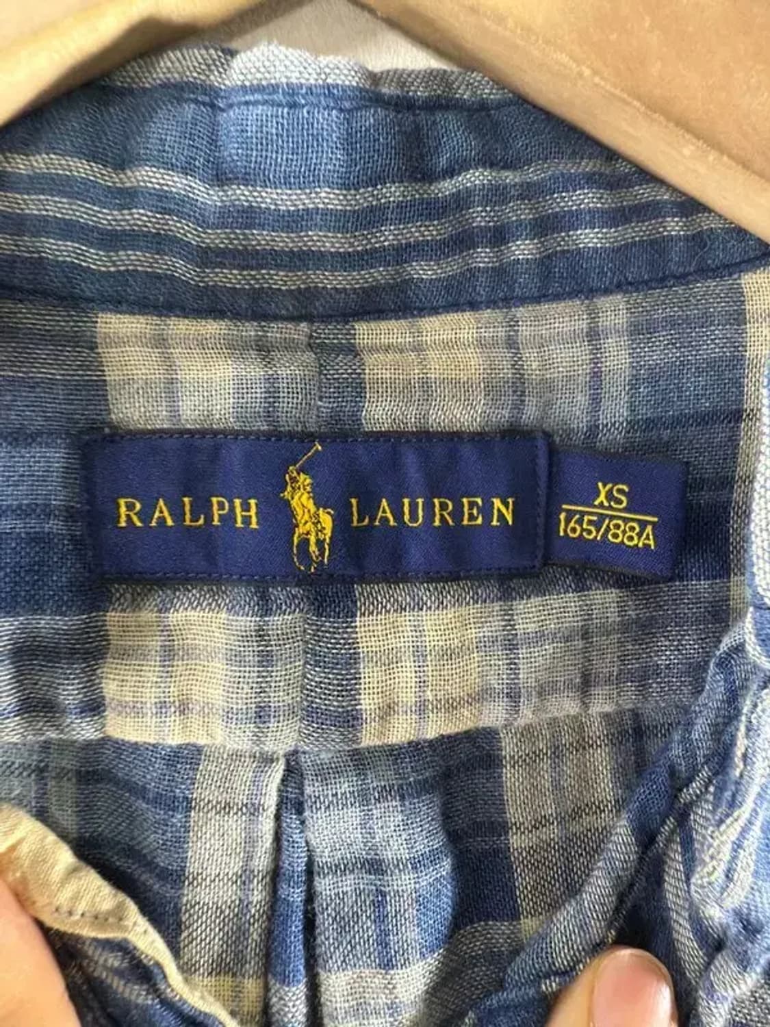 A1714 폴로 코튼 체크 셔츠 [ SIZE: XS ] 상품이미지4