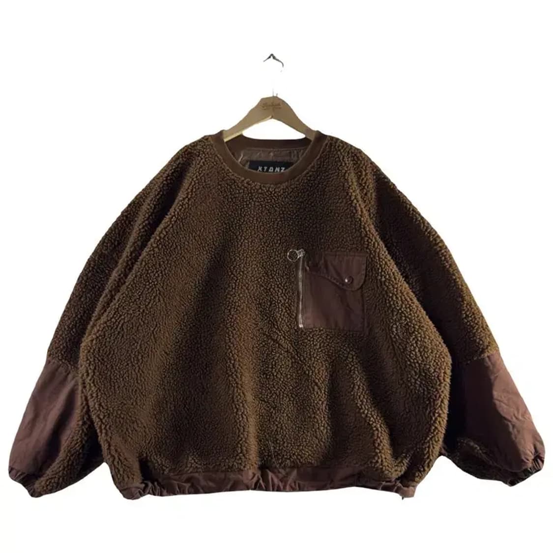 A1733 [ XTONZ ] 엑스톤즈 양털 맨투맨 [ SIZE: M ] 상품이미지1