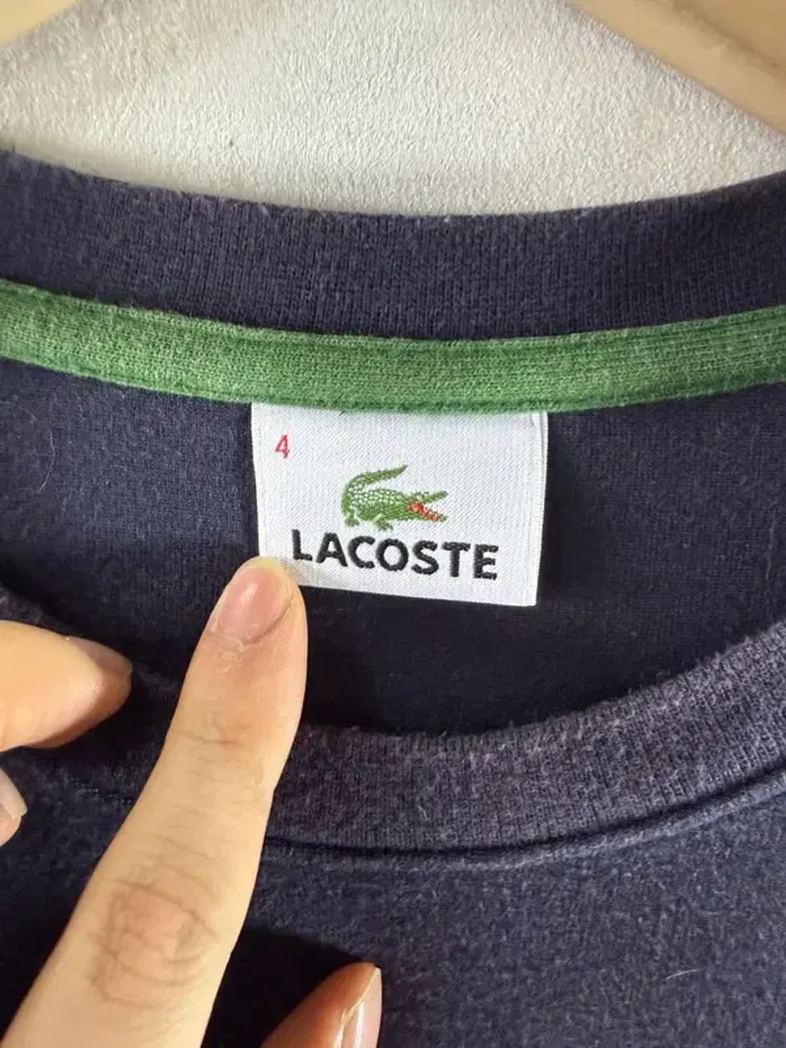 A1749 [ LACOSTE ] 라코스테 맨투맨 [ SIZE: 4 ] 상품이미지5