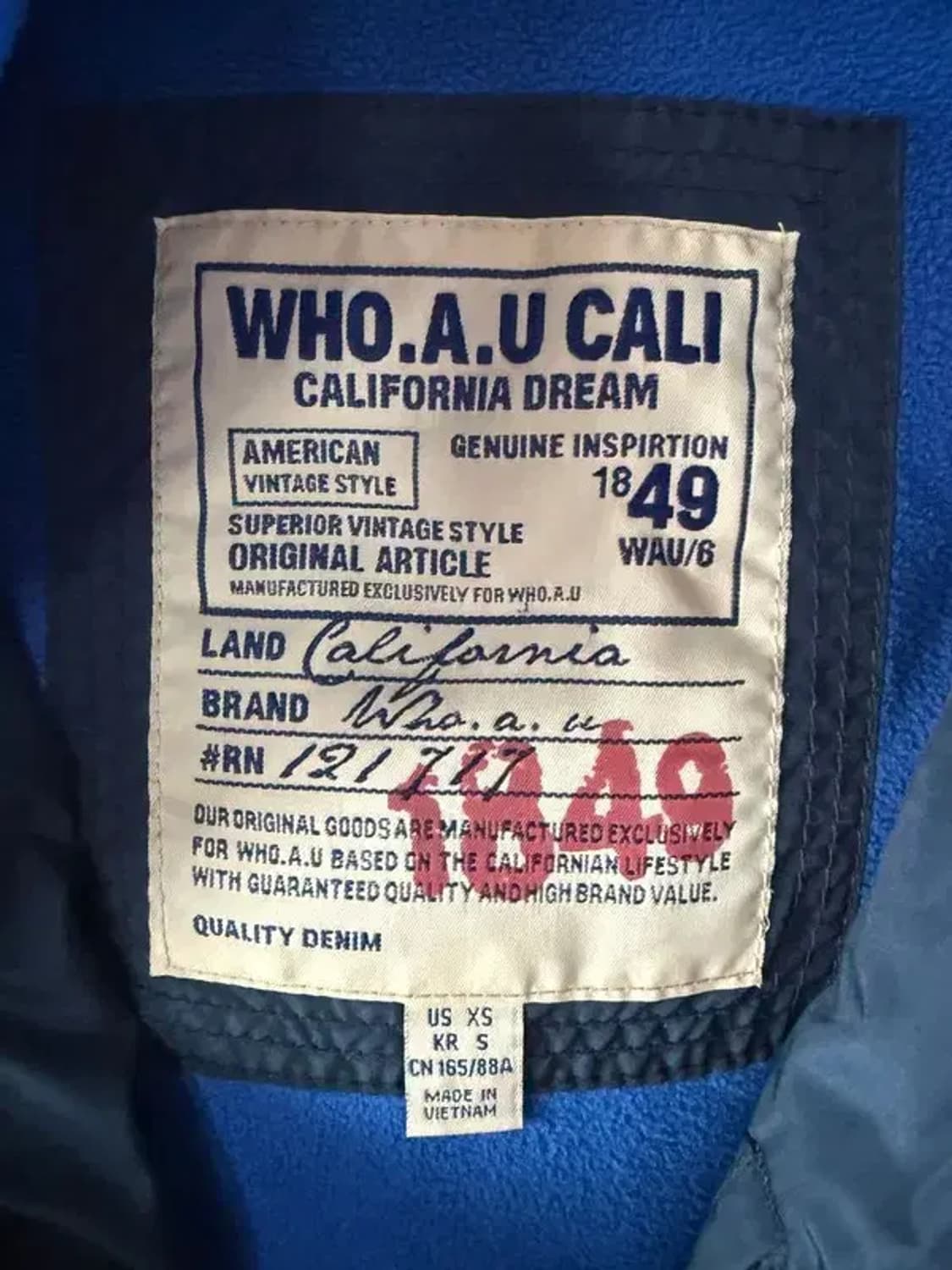 A1771 [ WHOAU ] 후아유 패딩 조끼 [ SIZE: XS ] 상품이미지4