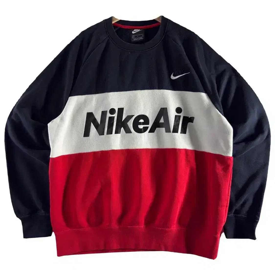 A1810 [ NIKE ] 나이키 배색 맨투맨 [ SIZE: L ] 상품이미지1