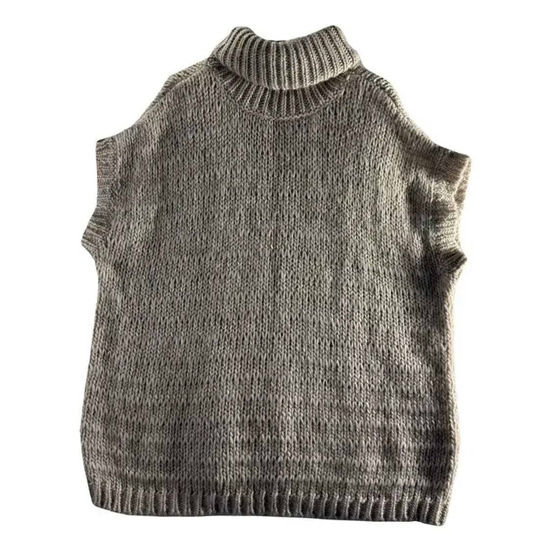 A1845 [ PUREDKNY ] 울 니트 조끼 [ SIZE: S ] 상품이미지1